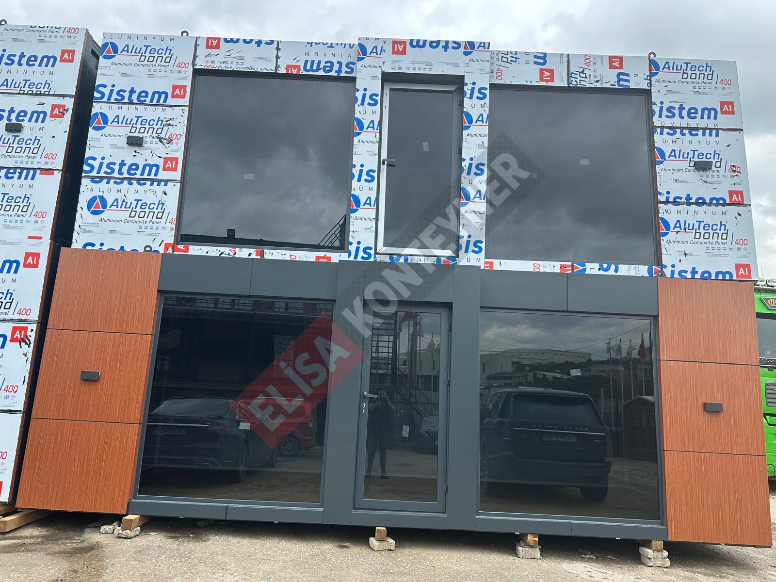 ÖZEL KOMPOZİTLİ TEK ODA WC MUTFAKLI OFİS YAPI görseli 12
